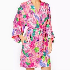 Lilly Pulitzer Silk Robe